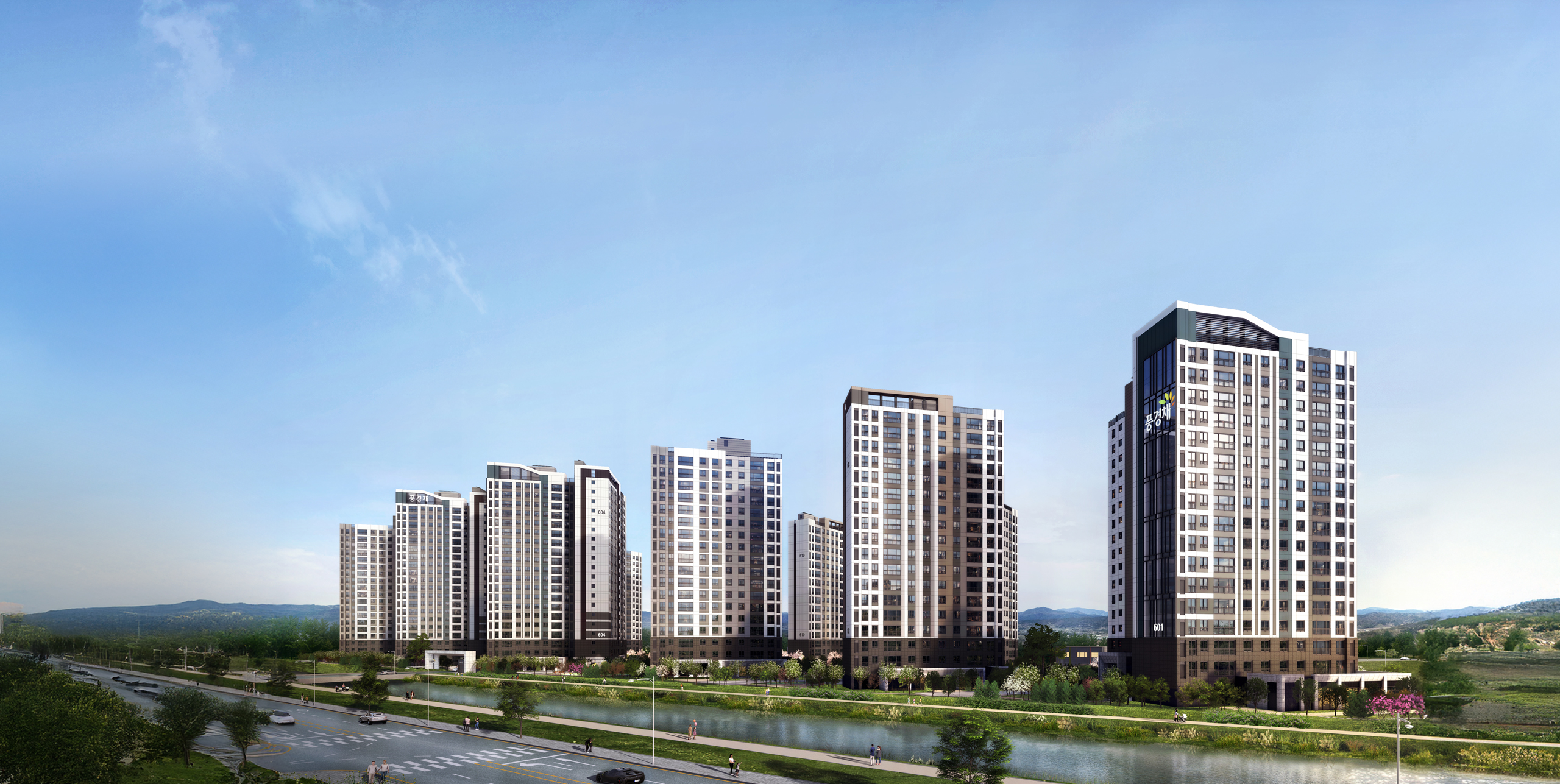 제일풍경채 첨단3지구(A6BL) 조감도